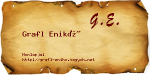 Grafl Enikő névjegykártya